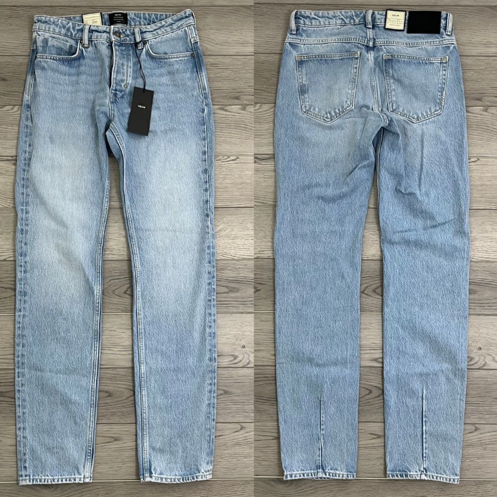 Neuw Men Size 30 Denim Trampled Ray Straight Leg Selvedge Ridge Cotton Jeans